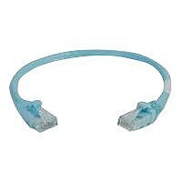 C2G 6in Cat6a Snagless Unshielded (UTP) Network Patch Ethernet Cable-Aqua -