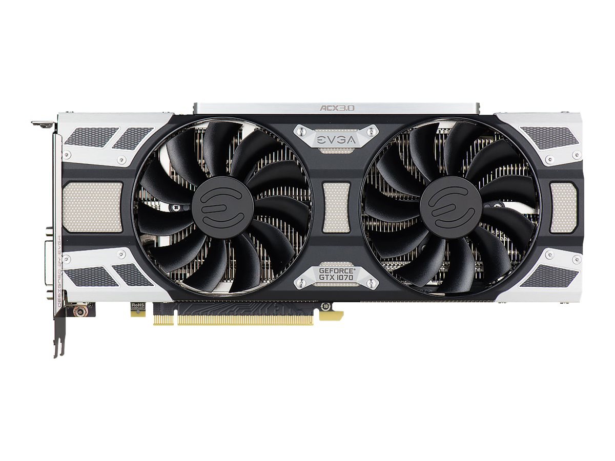 EVGA GeForce GTX 1070 SC GAMING ACX 3.0 - graphics card - GF GTX 1070 - 8 GB