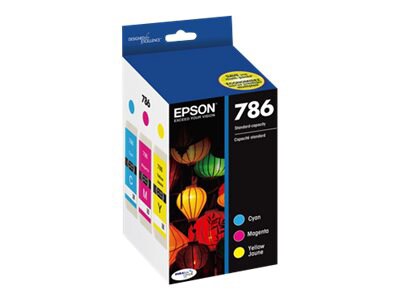 Epson 786 - 3-pack - yellow, cyan, magenta - original - ink cartridge