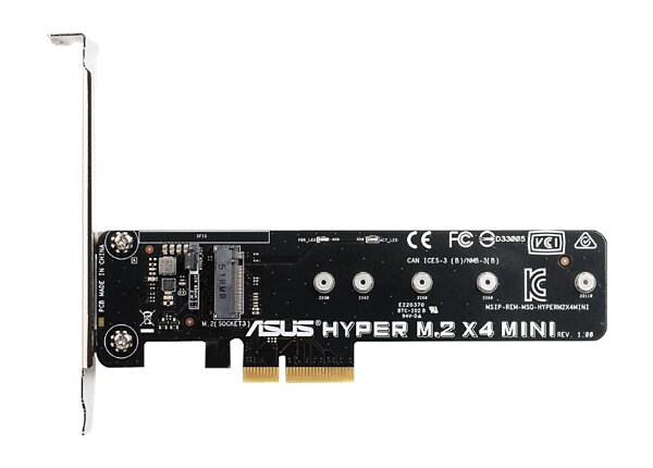 ASUS HYPER M.2 X4 MINI CARD - interface adapter - M.2 Card - PCIe 3.0 x4