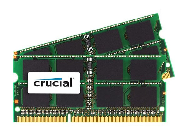 Crucial - DDR3L - 32 GB: 2 x 16 GB - SO-DIMM 204-pin - unbuffered