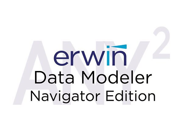 erwin Data Modeler Navigator Edition (v. 9.6) - license + 1 Year Enterprise Maintenance - 1 concurrent user