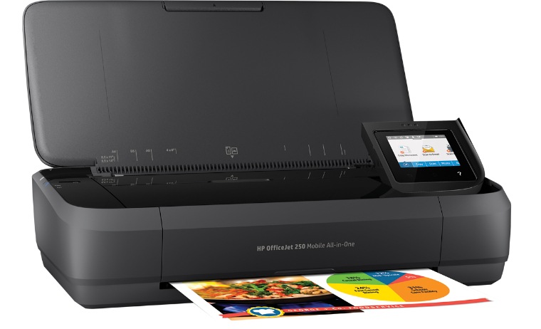 HP Officejet 250 Wireless Inkjet Multifunction Printer-Color