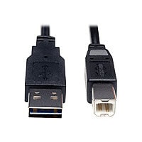Eaton Tripp Lite Series Universal Reversible USB 2.0 Cable (Reversible A to B M/M), 6 ft. (1.83 m) - USB cable - USB