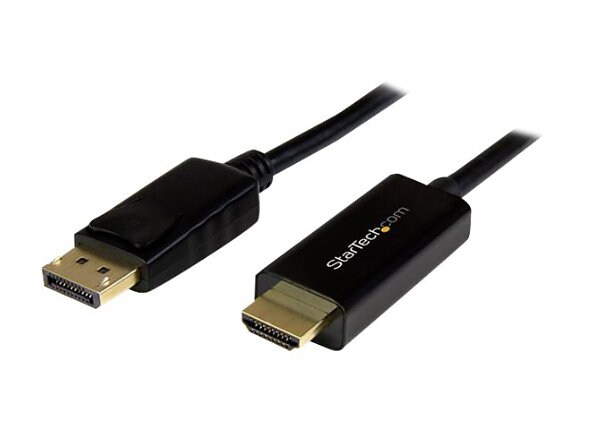 StarTech.com 15ft 5m DisplayPort to HDMI Adapter Cable - 4K DP 1.2 to HDMI