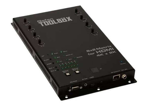 GefenToolBox 6x2 Matrix for HDMI 4Kx2K - video/audio switch - managed