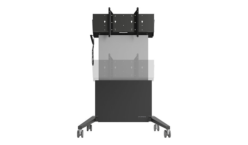 Salamander FPS1/EL/GG - cart - for LCD display - gray, graphite