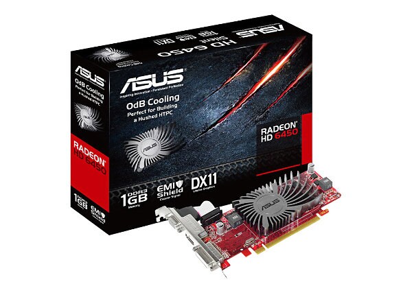 ASUS EAH6450 SILENT/DI/1GD3(LP) - graphics card - Radeon HD 6450 - 1 GB