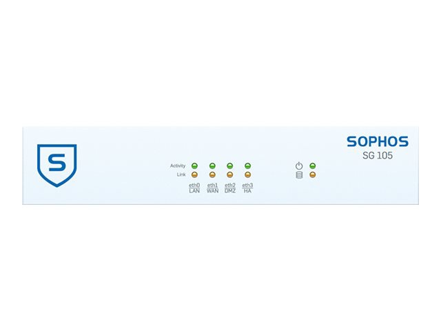 Sophos SG 105 - security appliance - with 2 years TotalProtect Plus 24x7