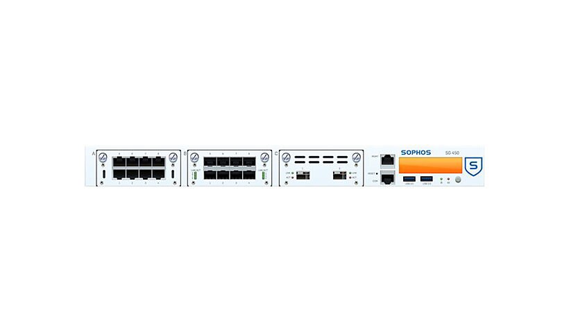 Sophos SG 450 - security appliance - with 3 years TotalProtect Plus 24x7