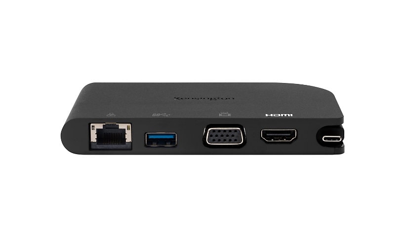 Kensington SD1500 USB-C Mobile Dock - 4K HDMI or HD VGA -Windows/Chrome/Mac