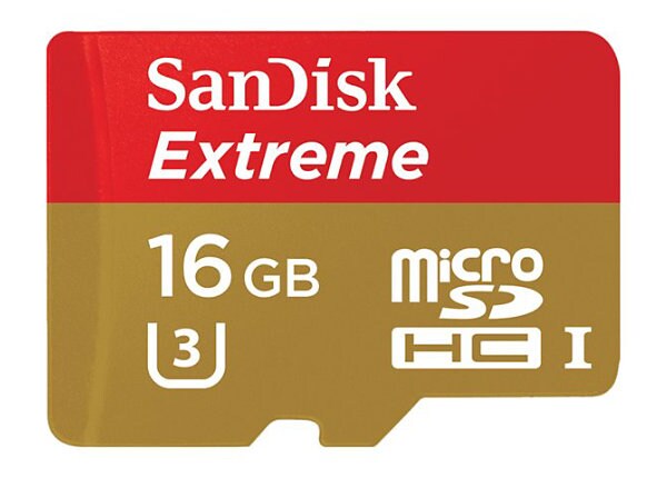 SanDisk Extreme - flash memory card - 16 GB - microSDHC UHS-I