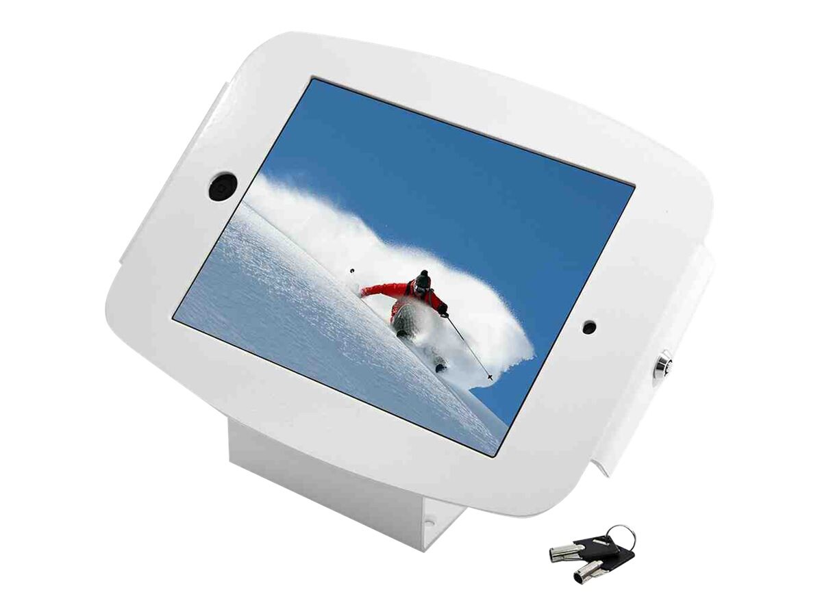 Compulocks Space 45° iPad 12.9" Wall Mount / Counter Top Kiosk White - encl
