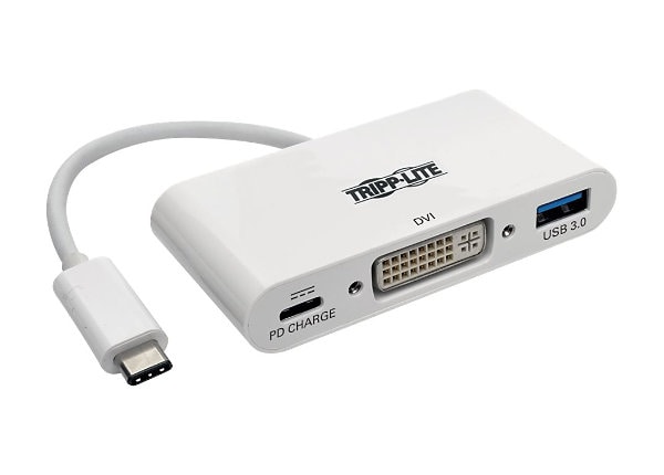 TRIPP USB C TO DVI ADAPTER CHARGING