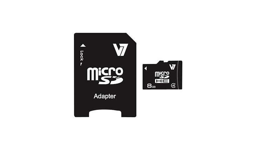 V7 - flash memory card - 8 GB - microSDHC