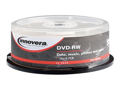 Innovera - DVD-RW x 25 - 4.7 GB - storage media