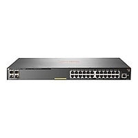 HPE Aruba 2930F 24G PoE+ 4SFP - switch - 24 ports - managed -rack mountable