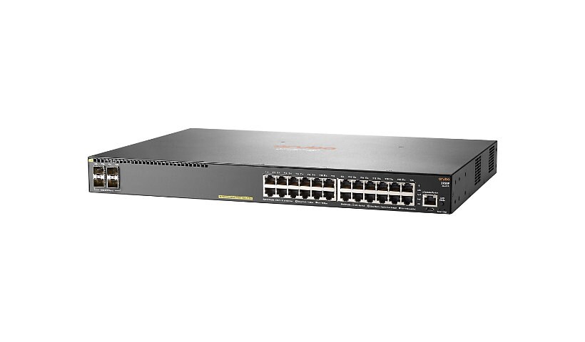 HPE Aruba 2930F 24G PoE+ 4SFP - switch - 24 ports - managed - rack-mountabl