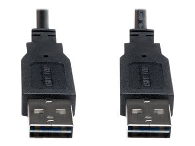 Eaton Tripp Lite Series Universal Reversible USB 2.0 Cable (Reversible A to Reversible A M/M), 3 ft. (0,91 m) - USB