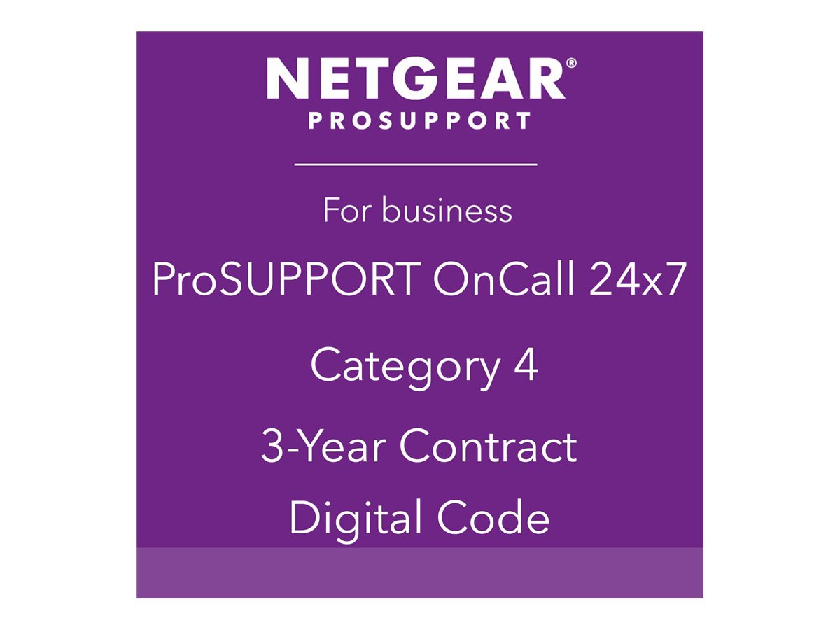 Netgear ProSUPPORT OnCall 24x7 Tech Support - 3 Year - Service