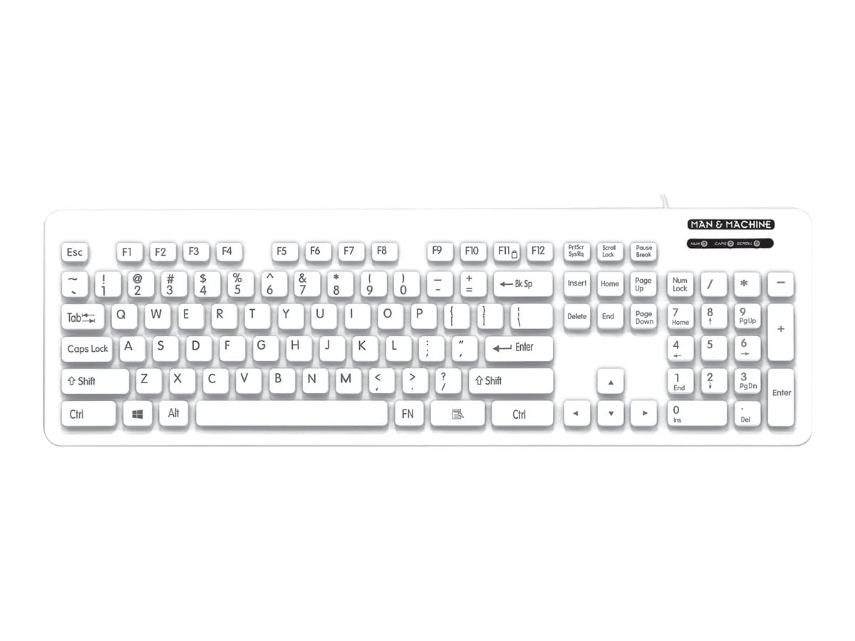 Man & Machine L Cool - keyboard - US - white