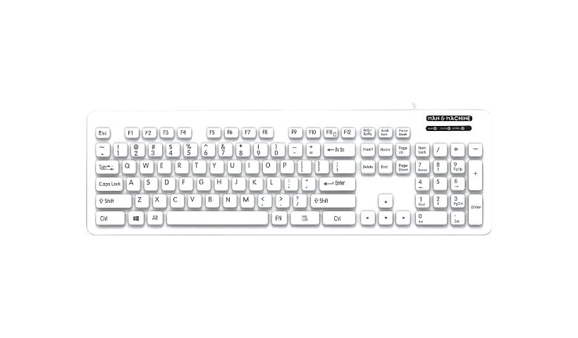Man & Machine L Cool - keyboard - US - white