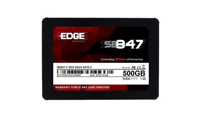 EDGE SE847-V - SSD - 500 GB - SATA 6Gb/s - TAA Compliant