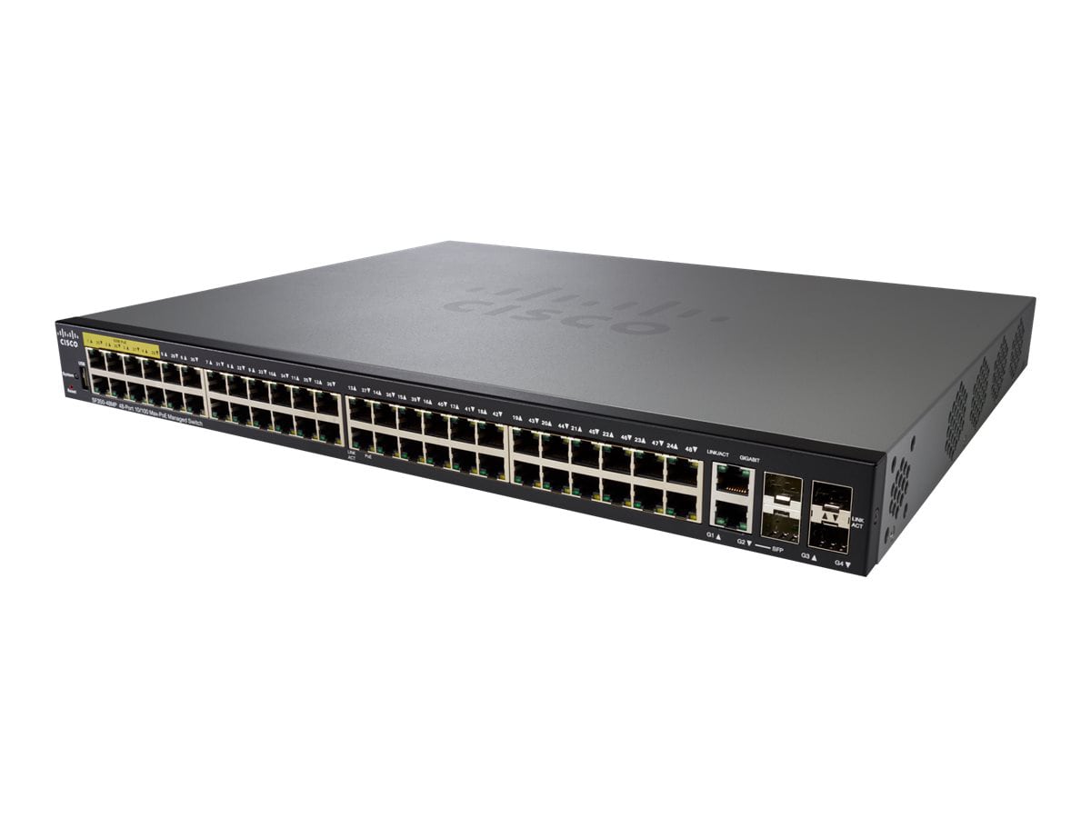 Cisco Small Business SF350-48MP - switch - 48 ports - managed - rack-mountable