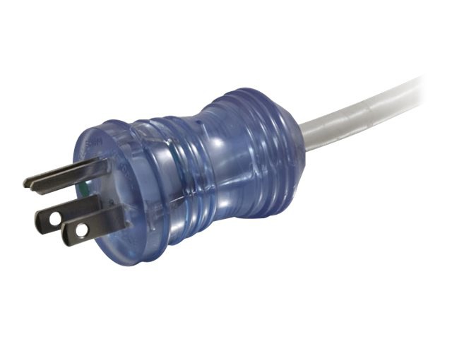 C2G 2ft 18 AWG Hospital Grade Power Cord (NEMA 5-15P to IEC320C13) - Gray w