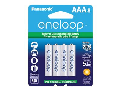 Panasonic eneloop BK-4MCCA8BA battery - 8 x AAA - NiMH