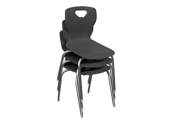 MooreCo Essential 4-Leg Stacking School - chair