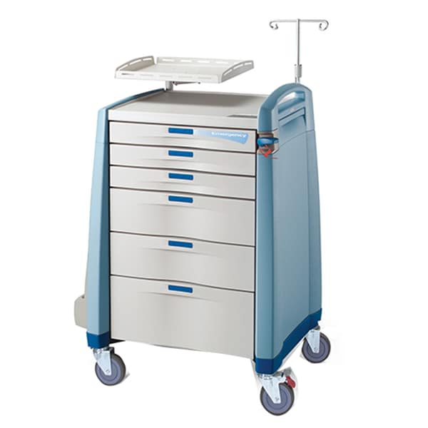 Capsa Healthcare Avalo Emergency Cart - Blue