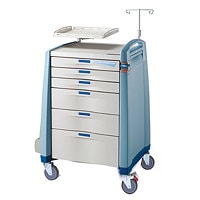 Capsa Healthcare Avalo Emergency Cart - Blue