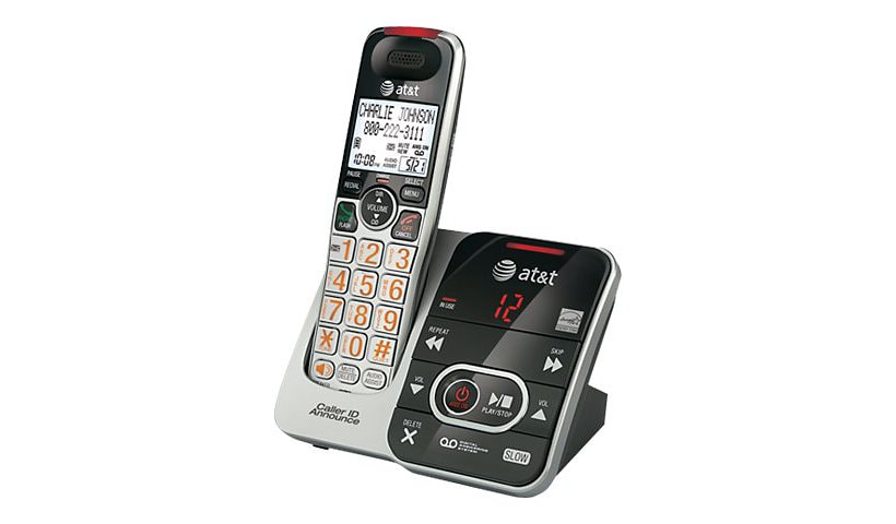 AT&T CRL32102 - cordless phone - answering system with caller ID/call waiting - 3-way call capability