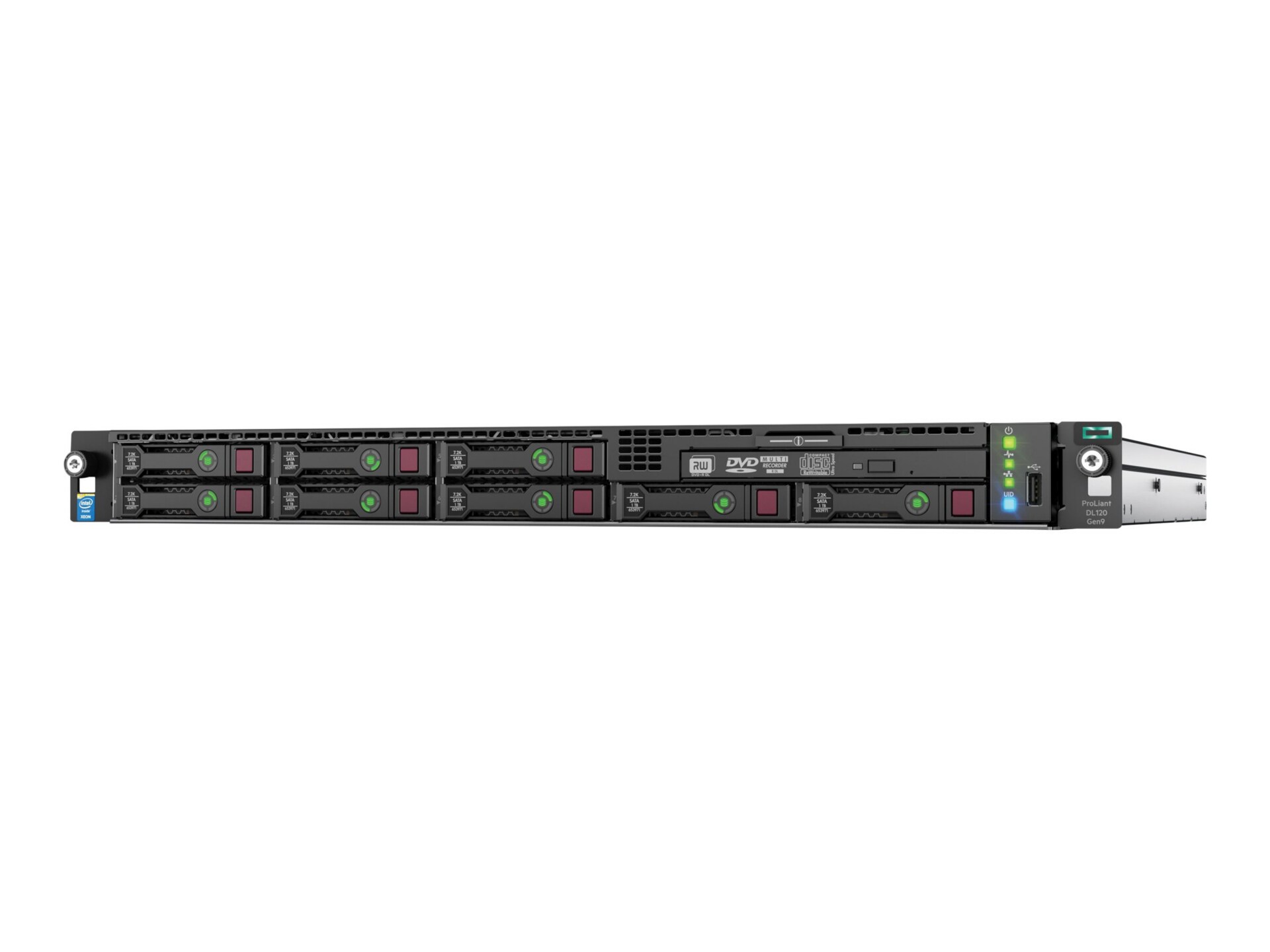 HPE ProLiant DL120 Gen9 Entry - rack-mountable - Xeon E5-2603V4 1.7 GHz - 8 GB