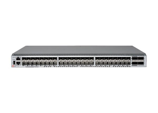 Brocade G620 - switch - 48 ports - managed - rack-mountable - with 24x 32 Gbps SWL SFP+ transceiver