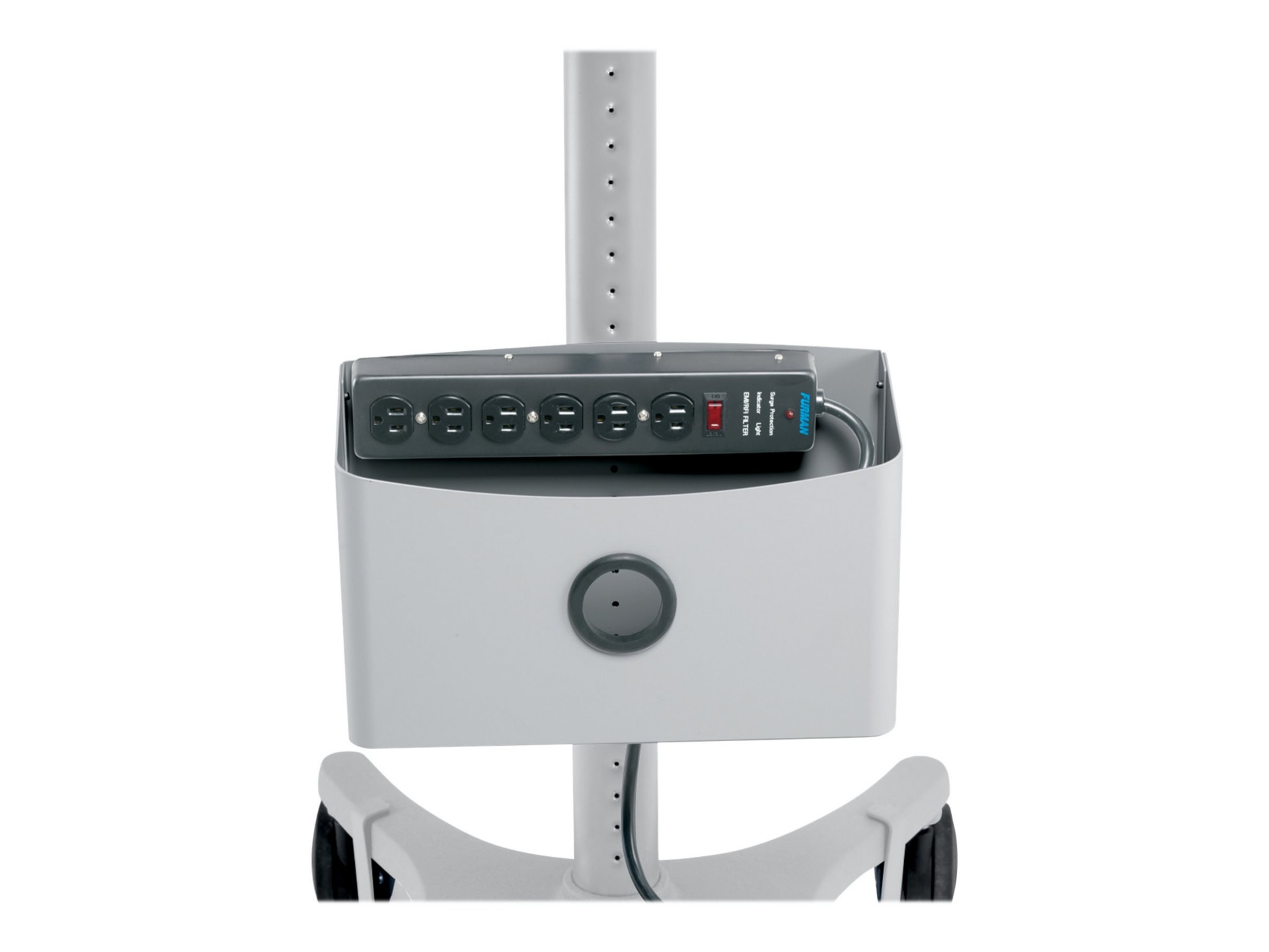 Anthro Zido mounting component - cool gray