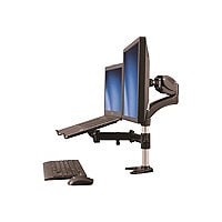 StarTech.com Single-Monitor and Laptop Stand - One-Touch Height Adjustment