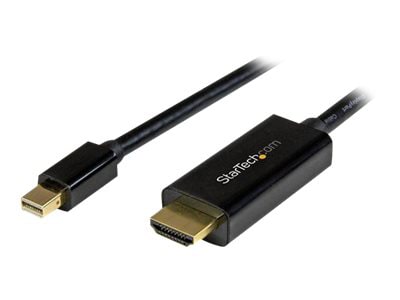 StarTech.com 10ft 3m Mini DisplayPort to HDMI Cable - 4K 30Hz Mini DP to HDMI Adapter Cable, mDP 1.2