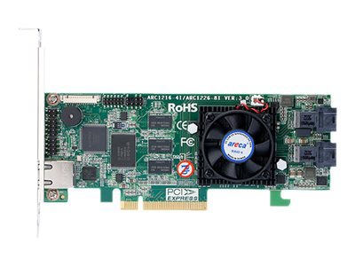 Areca ARC-1226-8I - storage controller (RAID) - SATA 6Gb/s / SAS 12Gb/s - PCIe 3.0 x8