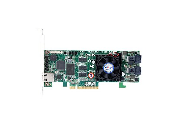 Areca ARC-1226-8I - storage controller (RAID) - SATA 6Gb/s / SAS 12Gb/s - PCIe 3.0 x8