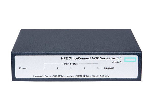 HPE OfficeConnect 1420 5g - switch - 5 ports - unmanaged - desktop