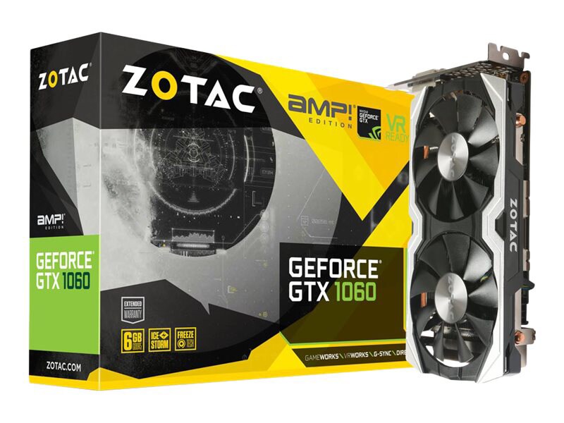 ZOTAC GeForce GTX 1060 - AMP! Edition - graphics card - GF GTX 1060 - 6 GB