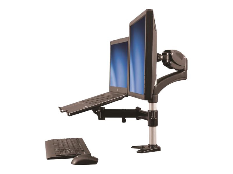 StarTech.com Laptop Monitor Stand, Computer Monitor Stand, Articulating, VESA Mount Monitor Desk Mount, For up to