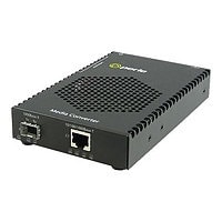 Perle S-1110PP-SFP-XT - fiber media converter - 10Mb LAN, 100Mb LAN, GigE