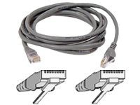 Belkin patch cable - 91.4 m - gray