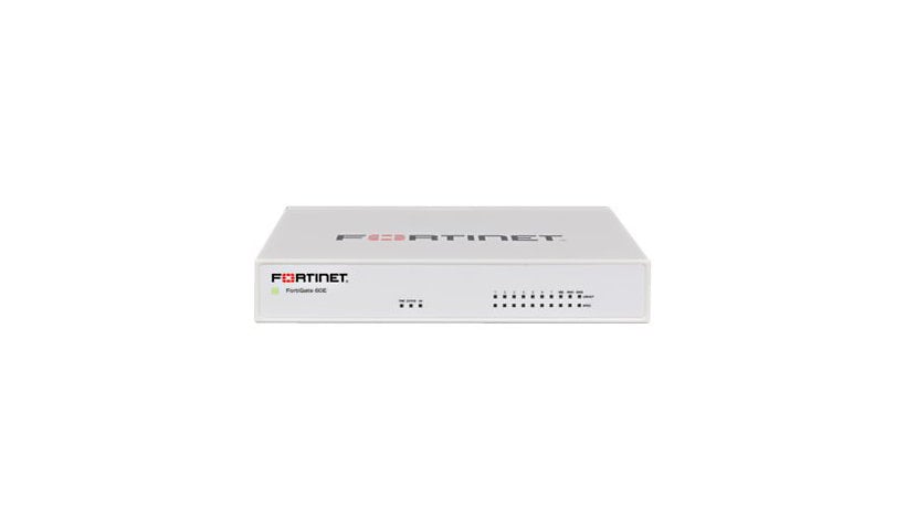 Fortinet FortiGate 60E - security appliance - with 1 year FortiCare 24x7 En