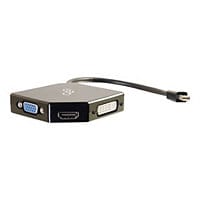 C2G Adaptateur Mini DisplayPort vers HDMI, VGA ou DVI - M/F - convertisseur vidéo - noir