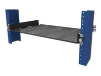 Rack Solutions 1U Sliding 2Post Cantilever Shelf 10in Depth