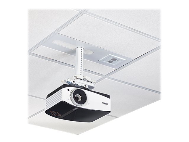 Chief Suspended Ceiling Projector System - With 2-Gang Filter & Surge - Whi